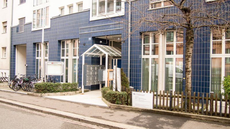 Hauptbüro der Ambulanten Wohnbegleitung an der Habsburgerstrasse in Basel