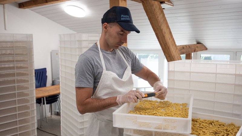 Bei der Produktion und dem Vertrieb von diversen Pasta-Sorten liegt das Augenmerk auf routiniertem Arbeiten