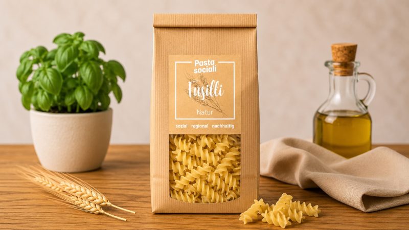 Fusilli Natur - Pasta sociali von neuewelt