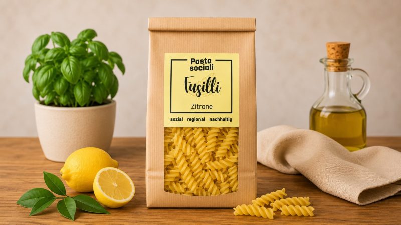 Fusilli Zitrone - Pasta sociali von neuewelt