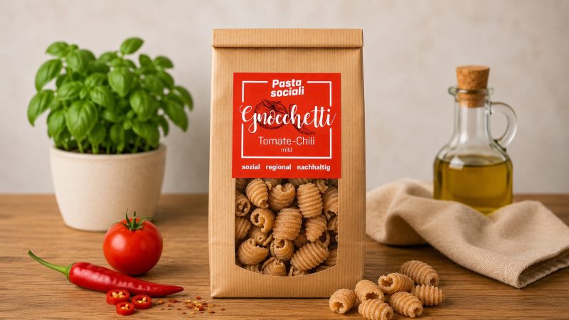 Gnocchetti Tomate-Chili - Pasta sociali von neuewelt