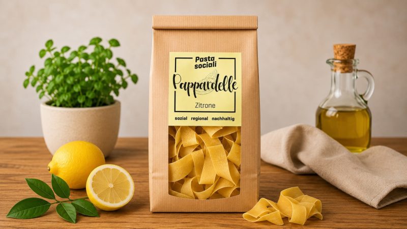 Pappardelle Zitrone - Pasta sociali von neuewelt