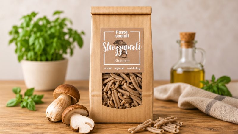 Strozzapreti Steinpilz - Pasta sociali von neuewelt