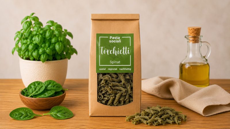 Torchietti Spinat - Pasta sociali von neuewelt