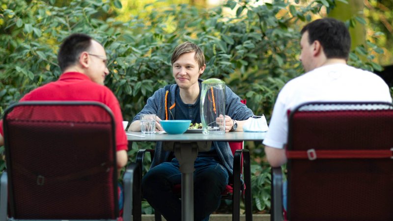 Gemeinsame Aktivitäten beim Wohntraining in der villa neuewelt